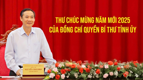 Thư chúc mừng năm mới 2025!