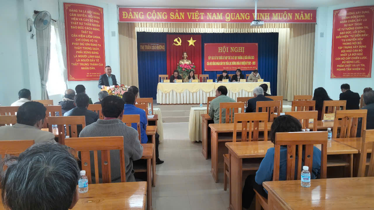 HỘI ĐỒNG NHÂN DÂN THỊ TRẤN LẠC DƯƠNG NHIỆM KỲ 2021-2026 TỔ CHỨC KỲ HỌP THỨ 15 KỲ HỌP THƯỜNG LỆ GIỮA NĂM 2025