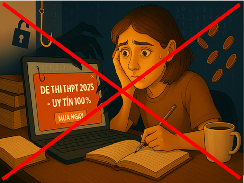 Cảnh giác bẫy lừa đảo qua mạng trong mùa thi tốt nghiệp trung học phổ thông năm 2025