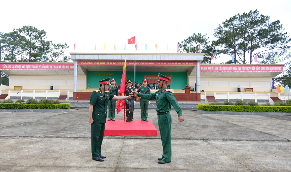 Lễ Tuyên thệ chiến sỹ mới tại Học viện Lục quân