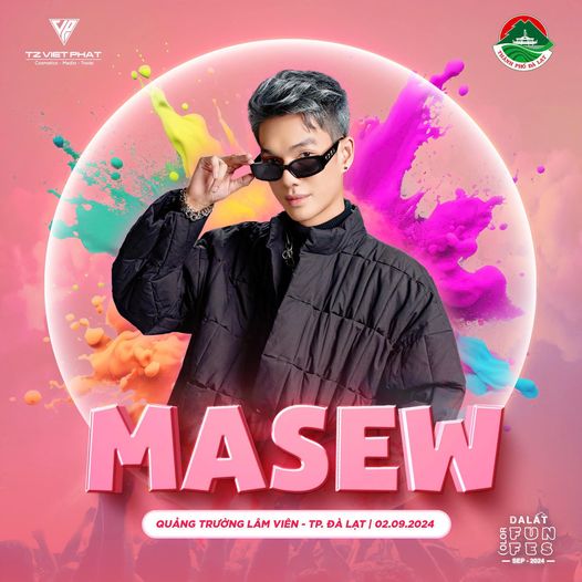 PHÙ THUỶ ÂM NHẠC - MASEW SẼ GHÉ THĂM DALAT COLOR FUN FEST 2024 