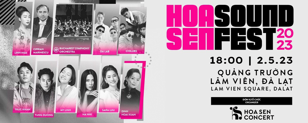 Hoa Sen SoundFest 2023 - Hấp dẫn với concert nhạc đương đại quốc tế